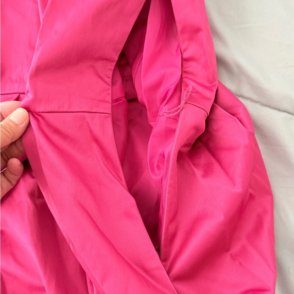 Oscar de la Renta Pink and Black Dotted A-line MISSY FANTASY - Picture 2 of 8